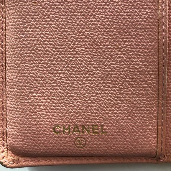 🩷 Chanel CoCo Button Pink Caviar Leather Flap Wallet Long Clutch FULL INCLUSION - Picture 8 of 14